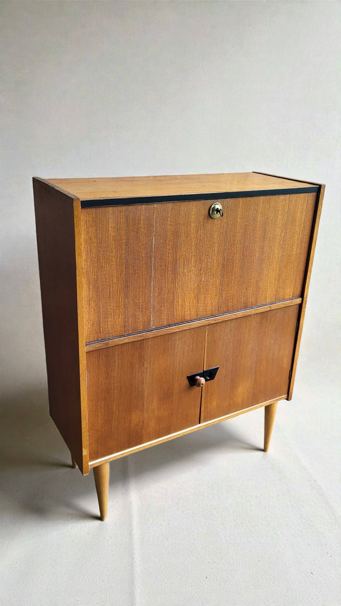 Secretary desk storage unit, 1950s-60s
