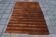 Vintage Moroccan Wool Rug, Minimalist Striped Berber Rug, 146x220