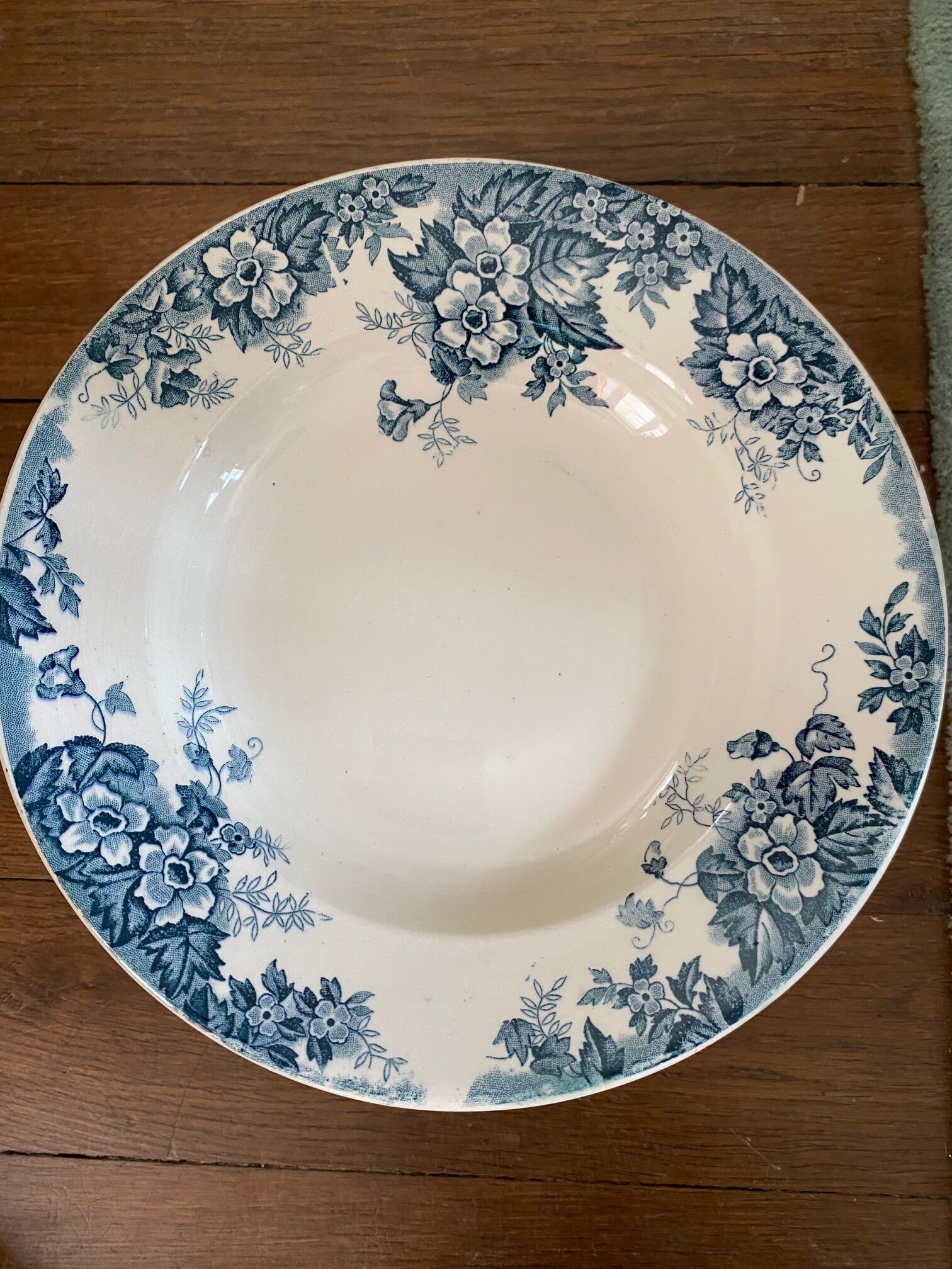 Saint Amand and Hamage 13 hollow plates Marie Louise