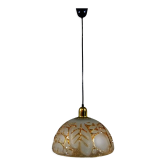 Peill & Putzler glass hanging lamp 1960-70’s