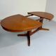 Baumann dining table in rosewood wood, 70s design