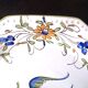 Octagonal plate faience Moustiers