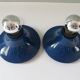 Pair of artemide "Teti" vico Magistretti wall light