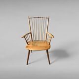 Chaise à dossier haut par Albert Haberer pour Hermann Fleiner