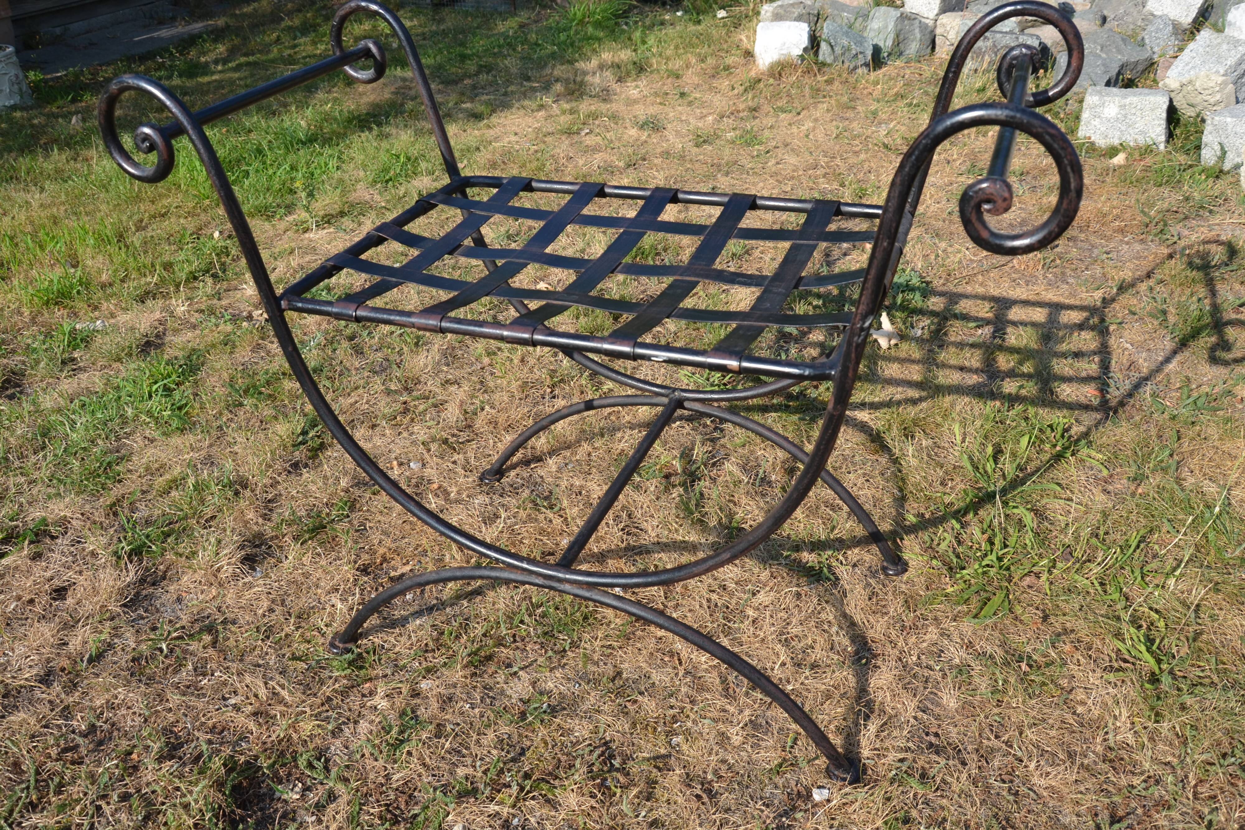 Stool/Seat "Curule" Neo-Classical Empire style