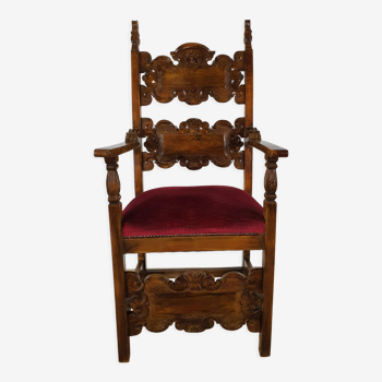 Fauteuil de style Renaissance du début des années 1900