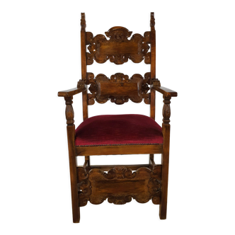 Fauteuil de style Renaissance du début des années 1900