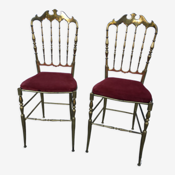 Pair of Chiavari chairs