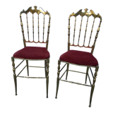 Pair of Chiavari chairs