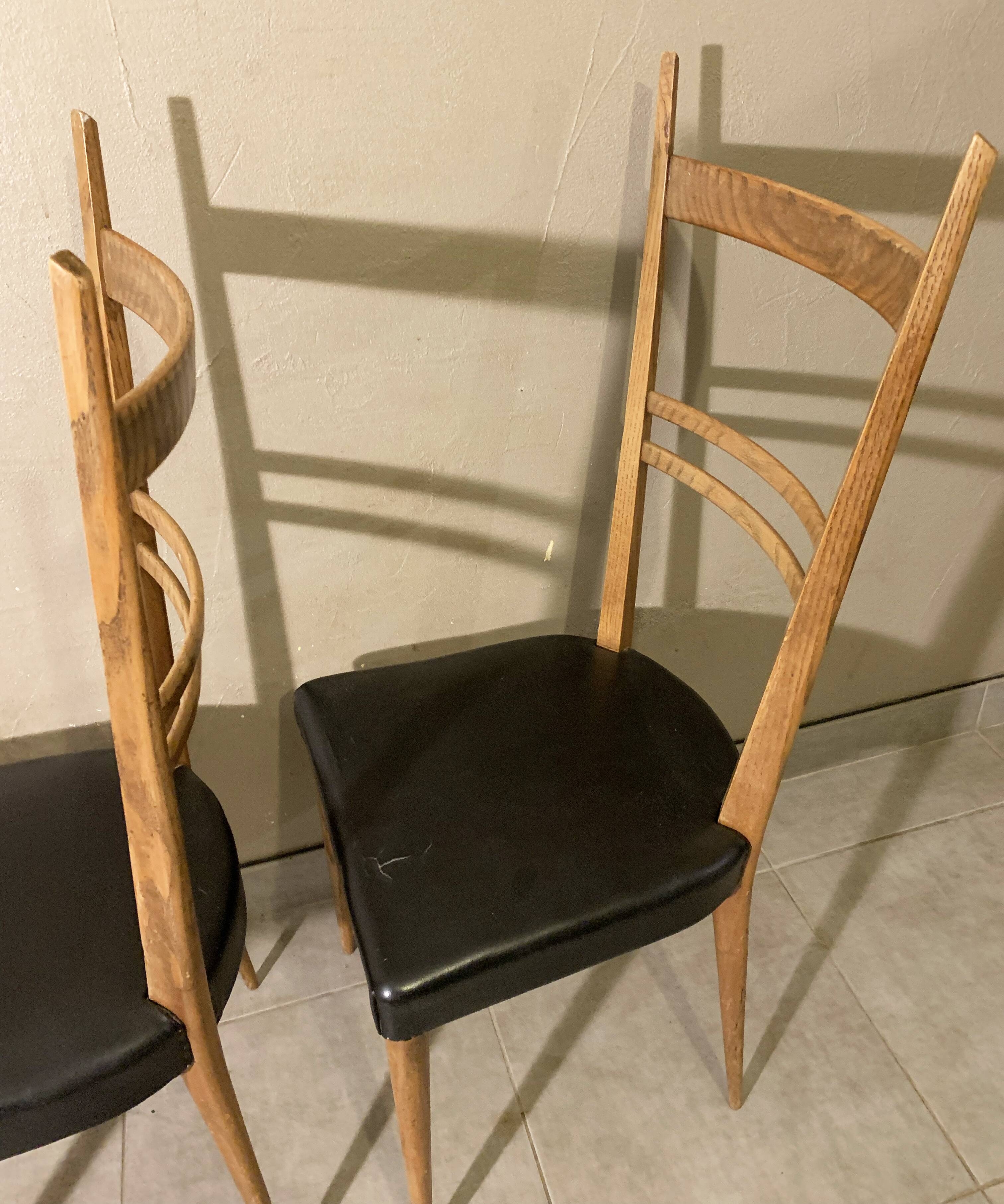 Pair of Italian chairs from the 1950s