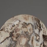 SET OF 4 GLAZED CERAMIC BREAKFAST PLATES