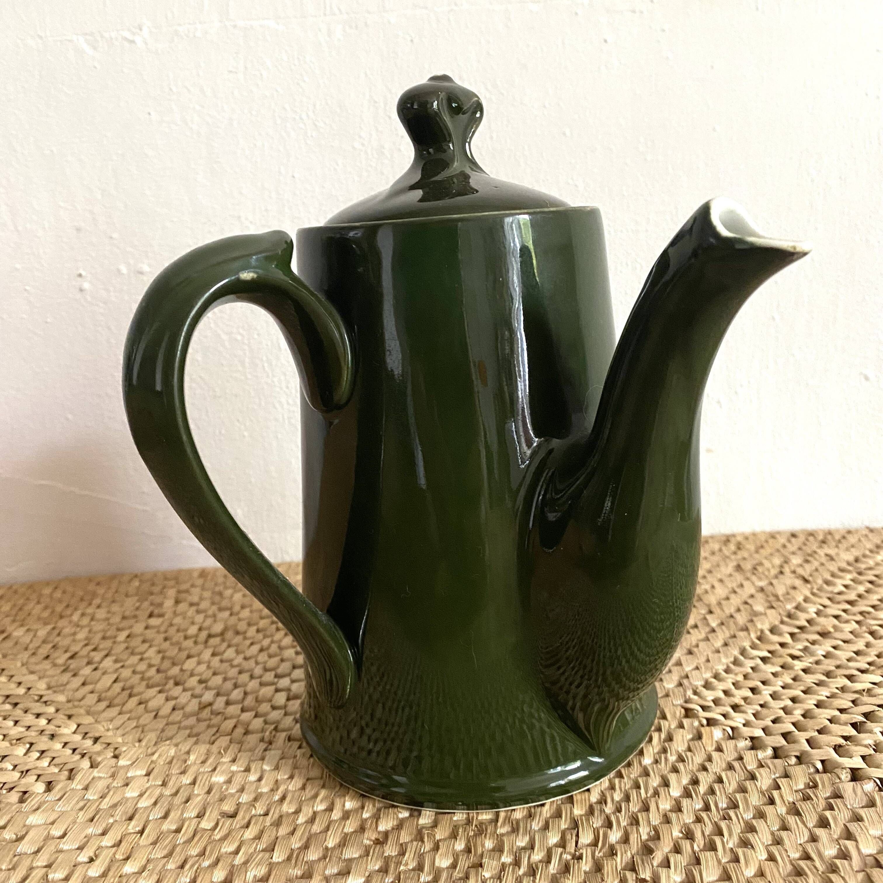 Vintage left-handed teapot like new Mehun France