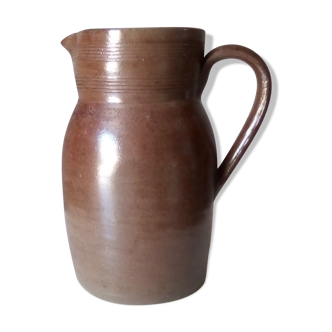 Vintage pitcher in glazed sandstone