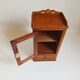 Wall display case early 20th Solid Burmese teak Height 55 cm
