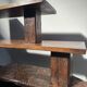Vintage Brazilian folk art handmade wall cabinet in Cumaru wood, 1960s