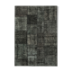 Hand-Knotted Oriental Vintage 171 cm x 241 cm Black Patchwork Rug