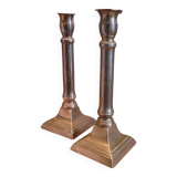 La Redoute x Selency pair of brass candle holders 25