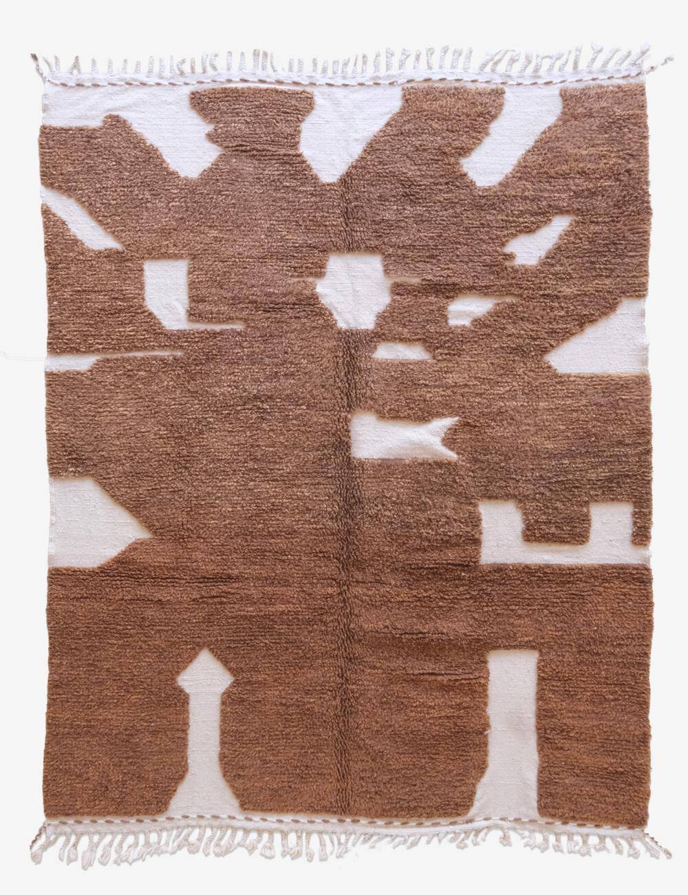 Contemporary Brown Rug - 283 x 220 cm