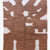 Contemporary Brown Rug - 283 x 220 cm