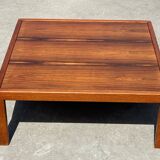 Vintage coffee table rosewood 70's design minimalist