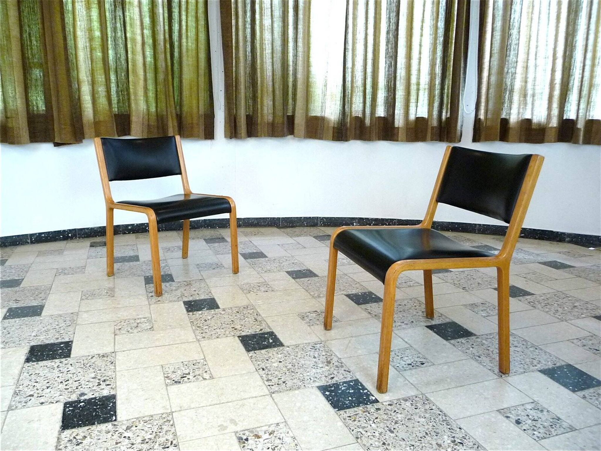 Set of 2 Bentwood Side Chairs by Wilhelm Ritz for Wilkhahn, Germany 1960s