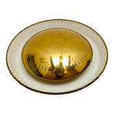 Belle lampe murale ou plafonnier en forme de soleil italien.