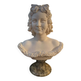 Bust of a woman signed Arnaldo Giannelli dated 1972.