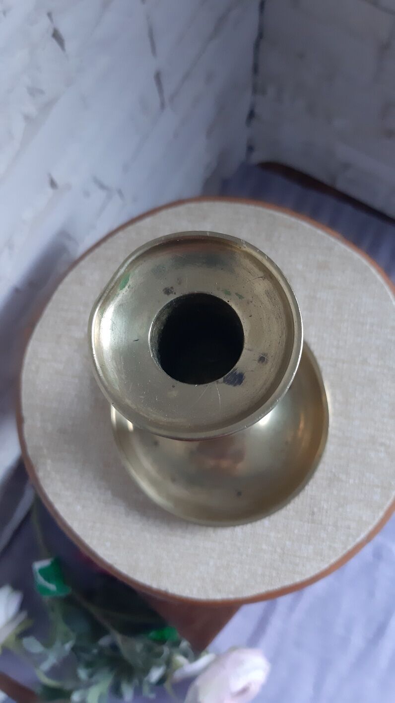Brass candle holder