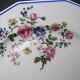 4 Bernardaud Limoges porcelain dinner plates with floral decoration, 1920s-1950s