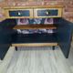Buffet from the 1980s, after metamorphosis, anthracite