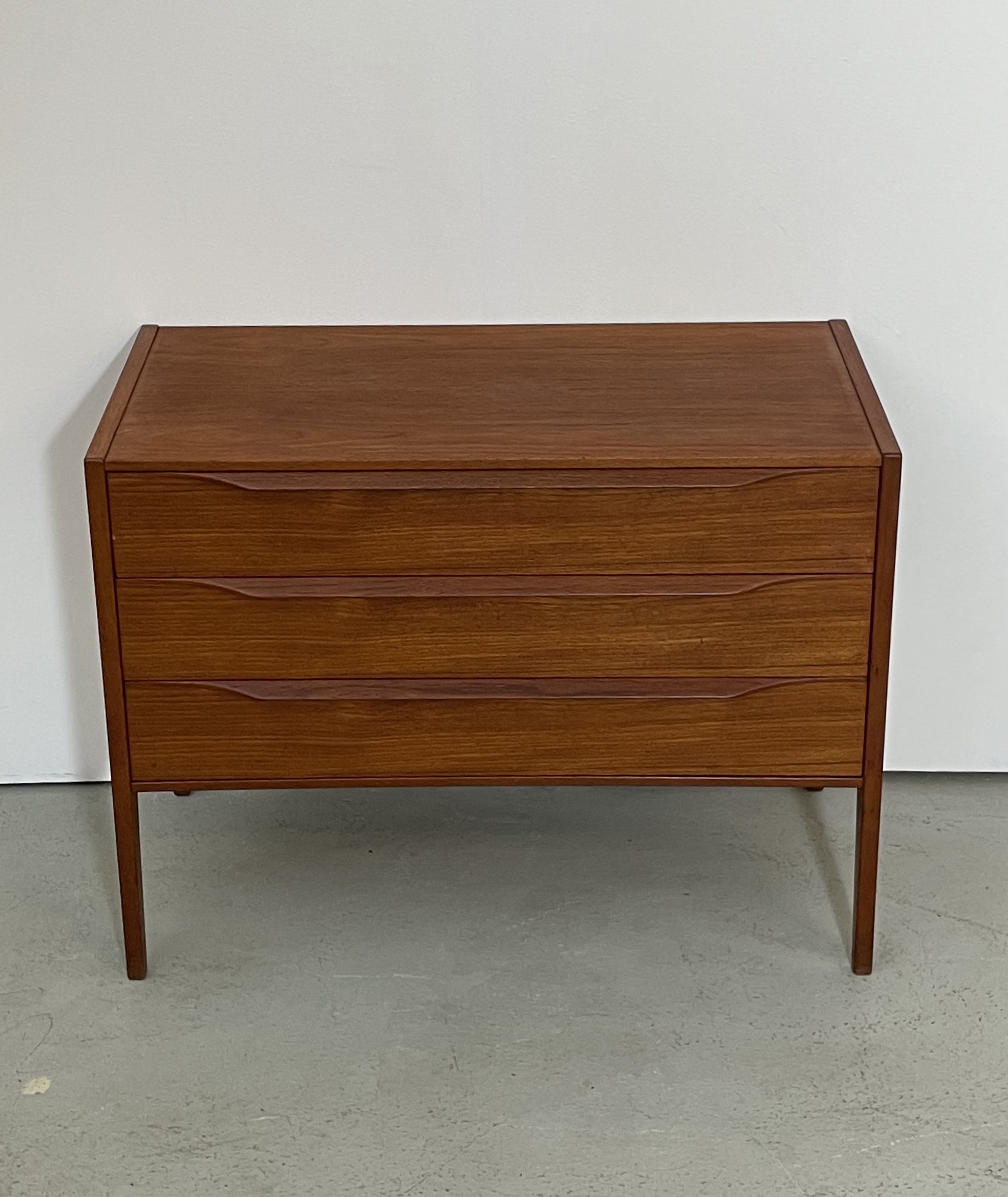 Danish teak chest of drawers no34 by Kai Kristiansen 1960s