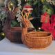 Panier forme cerf