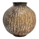 Round ceramic vase by Bernard Buffat