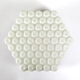 Hexagon shaped flush mount by Valasske Mezirici, Czechoslovakia, 1960s