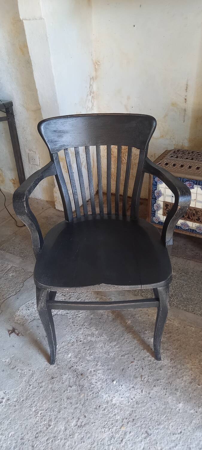Wooden office chair