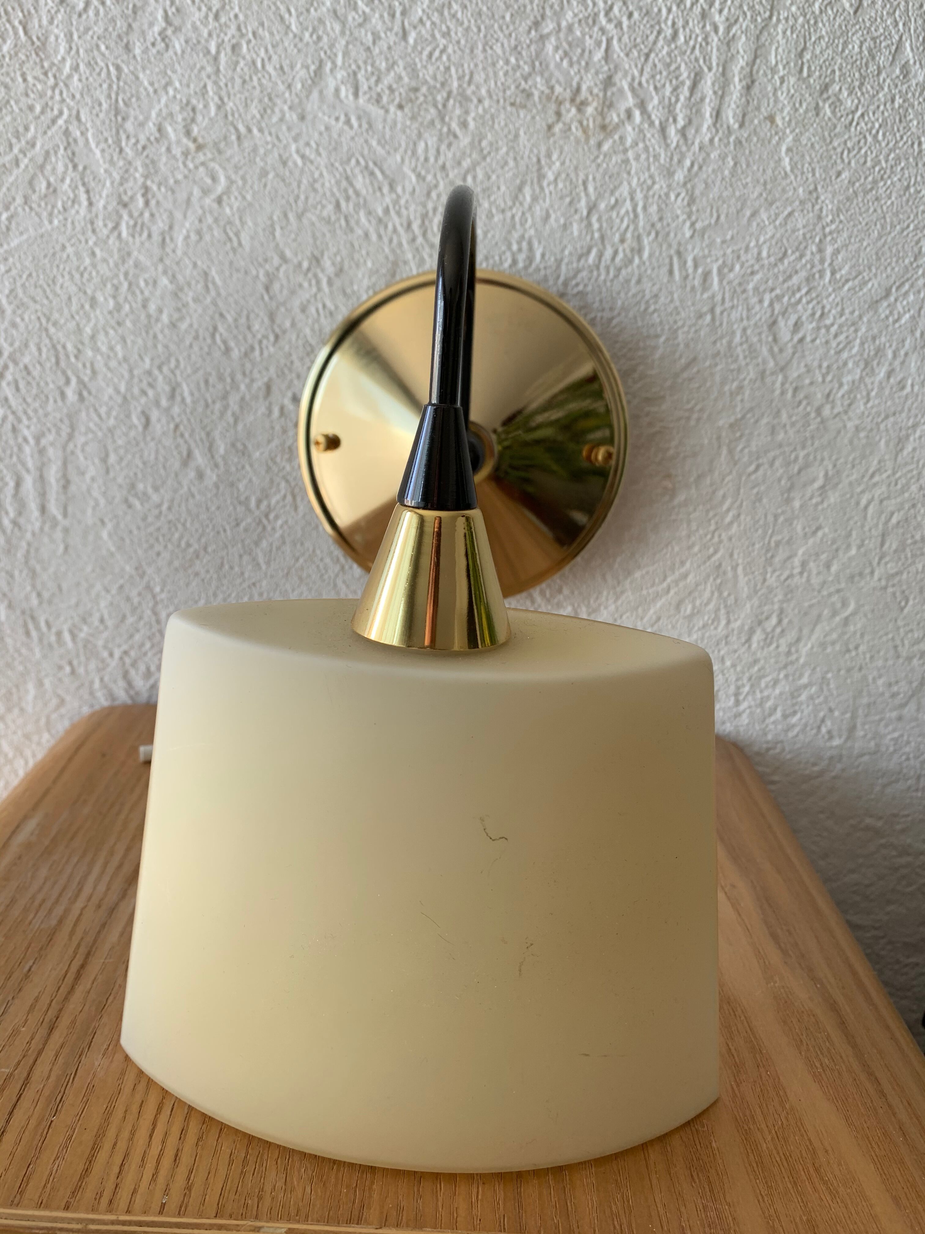 Vintage gold wall light