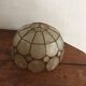 Brass hoop edgy ceiling lamp