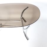 Chrome dining table 70s