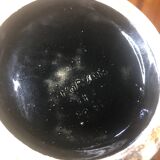 Old morvan small mass pitcher black & red ceramic vintage