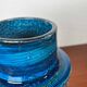 Mid-century Italian pottery vase from the Rimini Blu studio by Aldo Londi for Bitossi, 1960s.