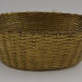 Square basket vintage metal wire