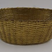 Corbeille carrée fil métal vintage