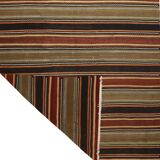 Turkish Anatolian Handmade Vintage Area Kilim Rug 336 cm x 173 cm