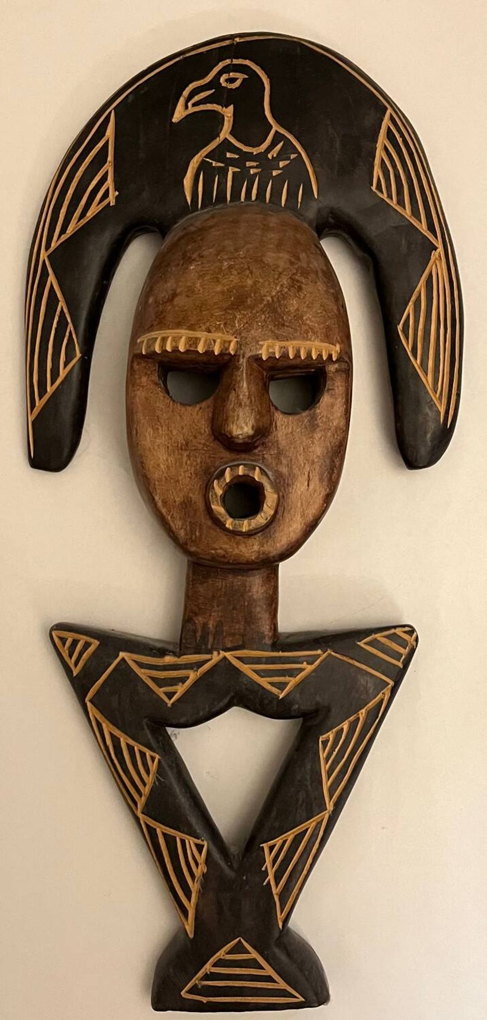 African wooden mask