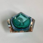 Murano Sommerso Ashtray, Italy 1970s