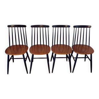 Set of 4 Scandinavian chairs