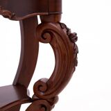 Mahogany console with marble top, France, circa 1880. After renovation.