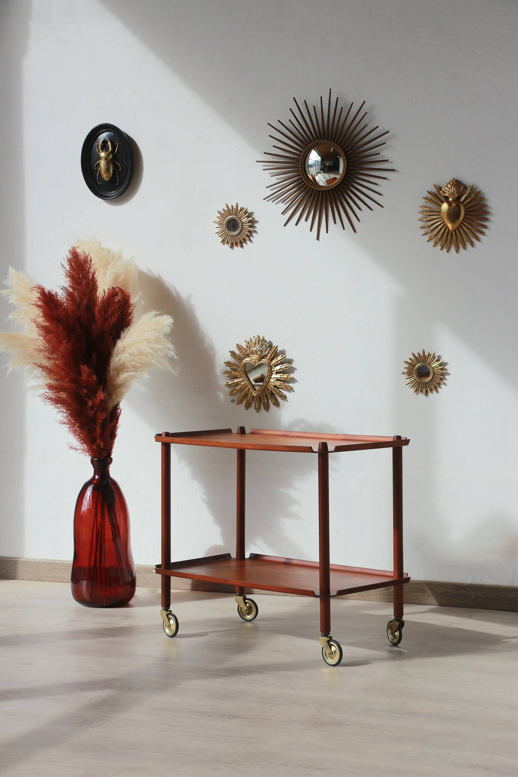 Teak trolley by Poul Hundevad for Vamdrup - Denmark - 1960