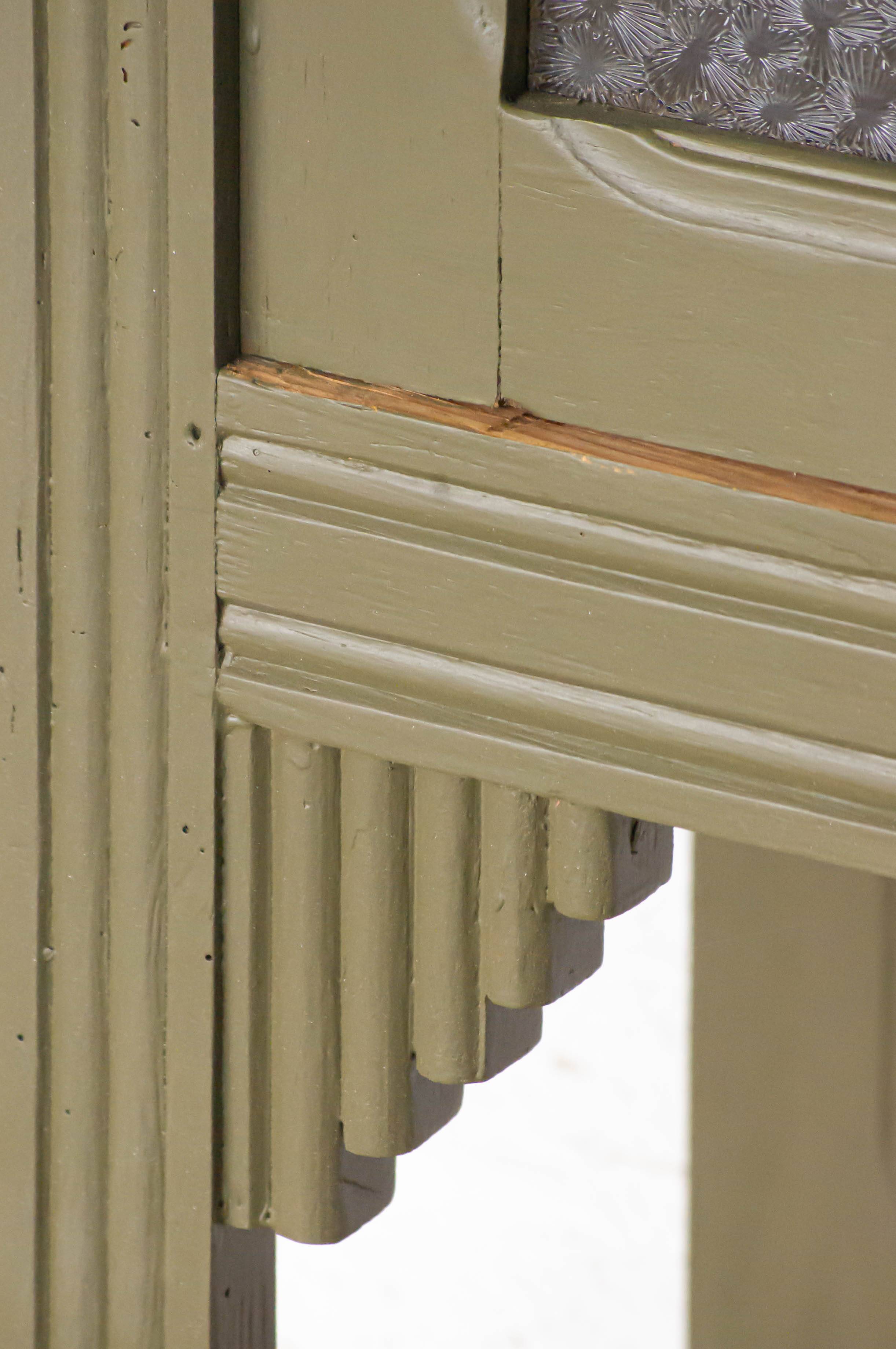 Console, Art Deco glazed sideboard