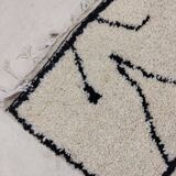 Handmade moroccan berber rug 278 x 150 cm